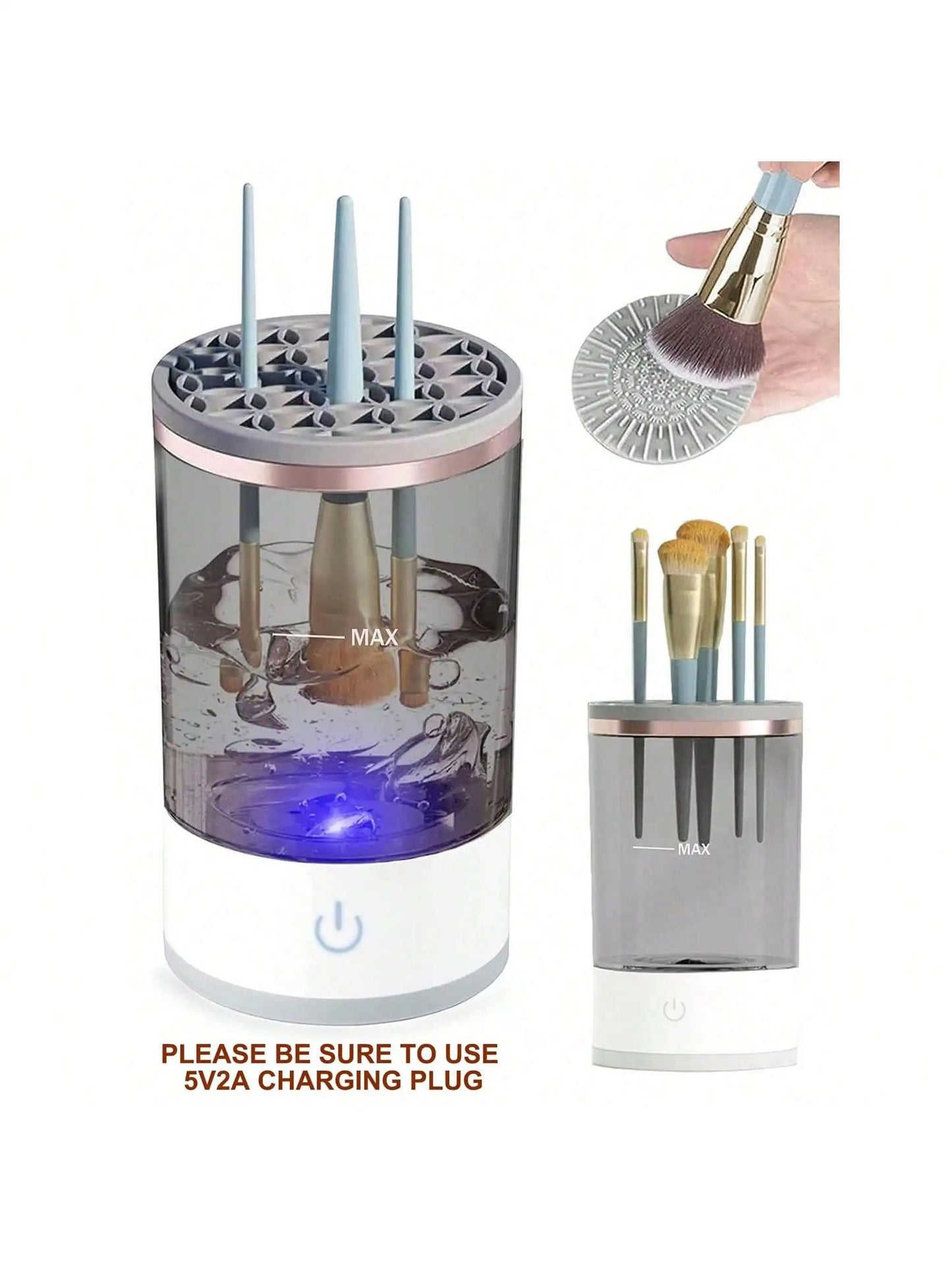 Electric Makeup Brush Cleaner Machine – Deep Clean in Seconds