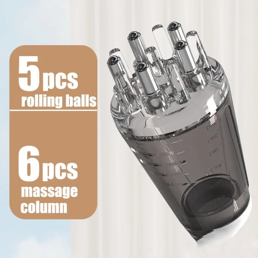 Mini Scalp Oil Applicator & Hair Massage Comb – 6ml Liquid Serum Dispenser | Nourishing Essential Oil Brush for Hair & Scalp Care