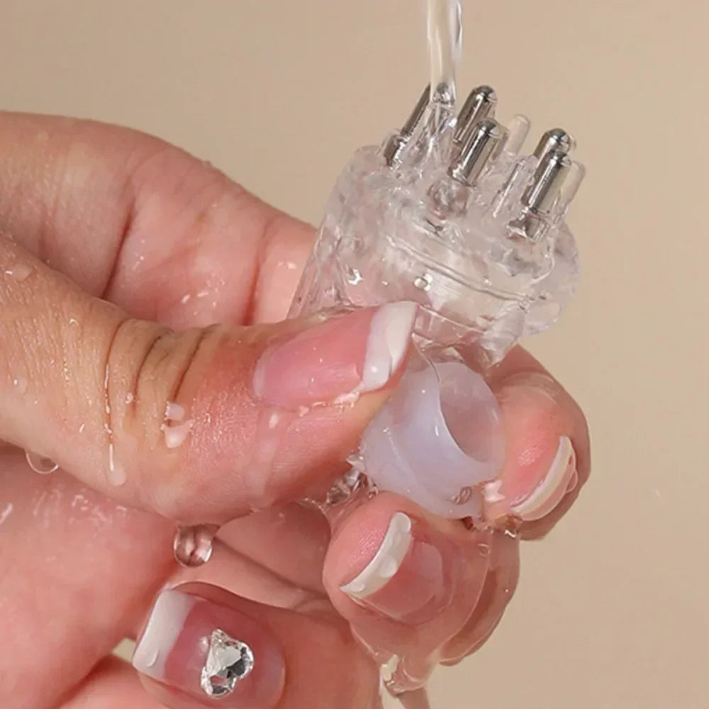 Mini Scalp Oil Applicator & Hair Massage Comb – 6ml Liquid Serum Dispenser | Nourishing Essential Oil Brush for Hair & Scalp Care